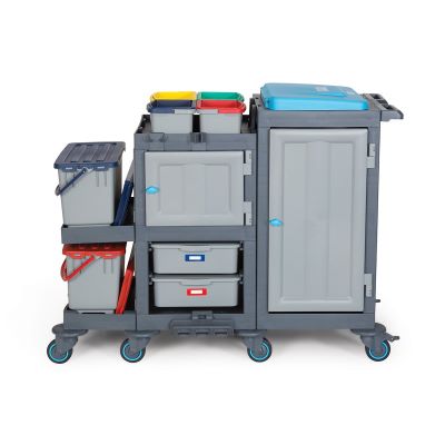 Carucior profesional curatenie si dezinfectie mop talpa 5631