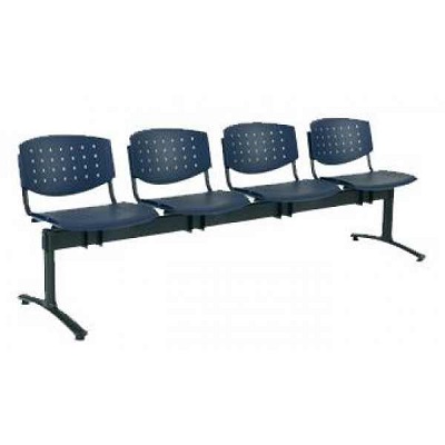 Banca sala de asteptare spital 4 locuri sezut plastic