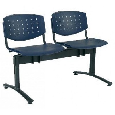 Banca sala de asteptare spital 2 locuri sezut plastic