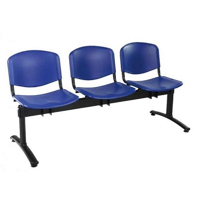 Banca sala de asteptare spital 3 locuri sezut plastic