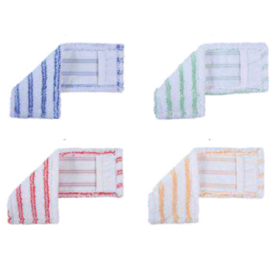 Rezerva mop plat medical cu buzunare - umed-uscat Micro Soft – Albastru