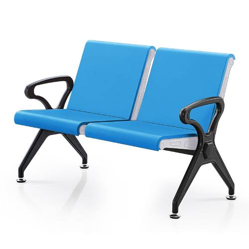 BANCA SALA ASTEPTARE CU SEZUT DIN poliuretan 2 LOCURI – Albastru