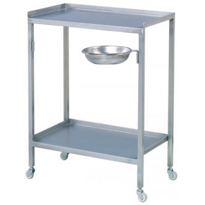 Carucior instrumentar inox cu bol DZ1107