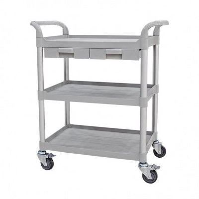 MASUTA INSTRUMENTAR cu 2 sertare si cadru de aluminiu – BAILIDA