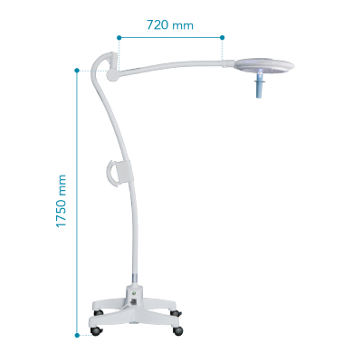 Lampa scialitica 100000 LUX mobila
