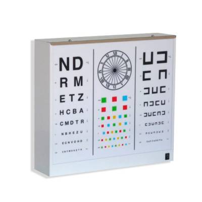 Optotip Wecker pentru adulti, ecran metacrilat