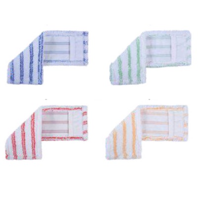 Rezerva mop plat medical cu buzunare / urechi – umed-uscat 40 cm – Albastru