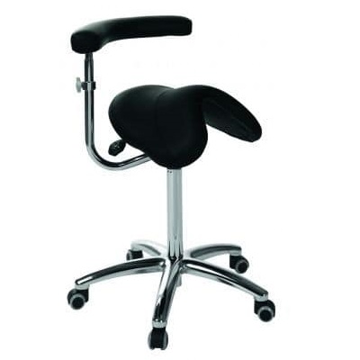 Taburet medical cu sezut tip PONEY si spatar tip brat 66/86cm